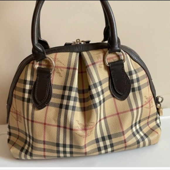 Burberry Handbags - Burberry Hand Bag Super Condition Medium Size Brown Tan